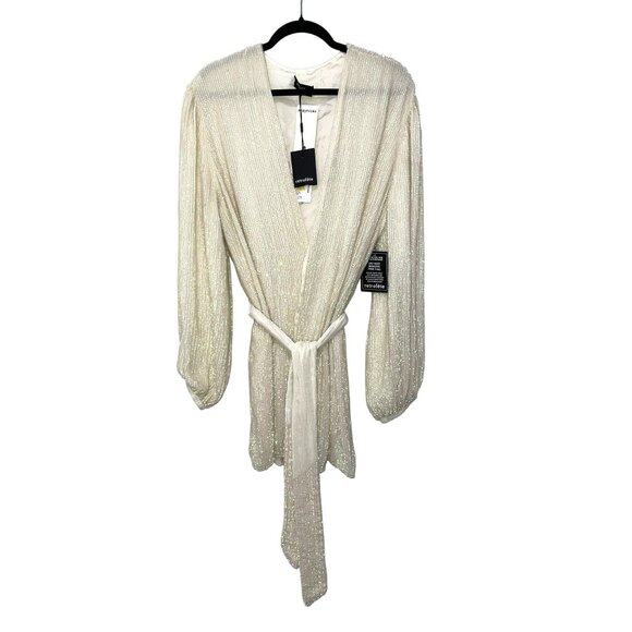 Retrofete Gabrielle Robe Sequin Dress Medium NEW - Picture 4 of 9